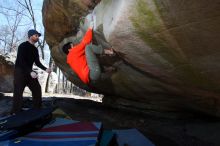 Bouldering in the southeast during Spring Break 2013.

Filename: SRM_20130312_11551625.JPG
Aperture: f/5.6
Shutter Speed: 1/400
Body: Canon EOS-1D Mark II
Lens: Canon EF 16-35mm f/2.8 L