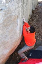 Bouldering in the southeast during Spring Break 2013.

Filename: SRM_20130312_14360404.JPG
Aperture: f/2.0
Shutter Speed: 1/1000
Body: Canon EOS-1D Mark II
Lens: Canon EF 85mm f/1.2 L II