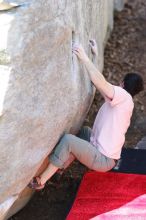 Bouldering in the southeast during Spring Break 2013.

Filename: SRM_20130312_14381815.JPG
Aperture: f/2.0
Shutter Speed: 1/1000
Body: Canon EOS-1D Mark II
Lens: Canon EF 85mm f/1.2 L II