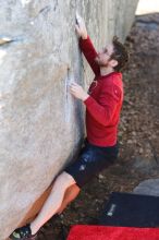 Bouldering in the southeast during Spring Break 2013.

Filename: SRM_20130312_14422456.JPG
Aperture: f/2.0
Shutter Speed: 1/1000
Body: Canon EOS-1D Mark II
Lens: Canon EF 85mm f/1.2 L II