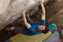 Bouldering in the southeast during Spring Break 2013.

Filename: SRM_20130315_13470044.JPG
Aperture: f/4.0
Shutter Speed: 1/400
Body: Canon EOS-1D Mark II
Lens: Canon EF 70-200mm f/2.8 L IS