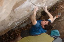 Bouldering in the southeast during Spring Break 2013.

Filename: SRM_20130315_13470448.JPG
Aperture: f/4.0
Shutter Speed: 1/400
Body: Canon EOS-1D Mark II
Lens: Canon EF 70-200mm f/2.8 L IS