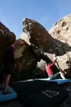 Bouldering during the Hueco Tanks Awesome Fest 14.2.

Filename: srm_20140223_11271870.jpg
Aperture: f/5.6
Shutter Speed: 1/640
Body: Canon EOS-1D Mark II
Lens: Canon EF 16-35mm f/2.8 L