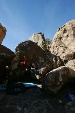 Bouldering during the Hueco Tanks Awesome Fest 14.2.

Filename: srm_20140223_11280682.jpg
Aperture: f/5.6
Shutter Speed: 1/1000
Body: Canon EOS-1D Mark II
Lens: Canon EF 16-35mm f/2.8 L