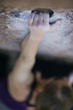 Bouldering during the Hueco Tanks Awesome Fest 14.2.Kat Marek climbing the Wonderhole, V1.

Filename: srm_20140222_13484487.jpg
Aperture: f/1.4
Shutter Speed: 1/6400
Body: Canon EOS-1D Mark II
Lens: Canon EF 85mm f/1.2 L II