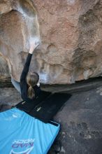 Bouldering during the Hueco Tanks Awesome Fest 14.2.

Filename: srm_20140222_14262899.jpg
Aperture: f/2.8
Shutter Speed: 1/800
Body: Canon EOS-1D Mark II
Lens: Canon EF 16-35mm f/2.8 L