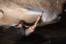 Bouldering in Hueco Tanks on %m/%d/%Y

Filename: SRM_20160219_1622060.jpg
Aperture: f/10.0
Shutter Speed: 1/250
Body: Canon EOS 20D
Lens: Canon EF 16-35mm f/2.8 L