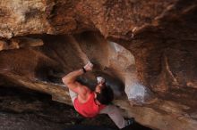 Bouldering in Hueco Tanks on %m/%d/%Y

Filename: SRM_20160219_1825030.jpg
Aperture: f/2.8
Shutter Speed: 1/250
Body: Canon EOS 20D
Lens: Canon EF 16-35mm f/2.8 L