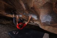 Bouldering in Hueco Tanks on %m/%d/%Y

Filename: SRM_20160219_1829581.jpg
Aperture: f/2.8
Shutter Speed: 1/250
Body: Canon EOS 20D
Lens: Canon EF 16-35mm f/2.8 L