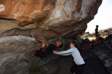 Bouldering in Hueco Tanks on 02/20/2016

Filename: SRM_20160220_1129530.JPG
Aperture: f/8.0
Shutter Speed: 1/250
Body: Canon EOS 20D
Lens: Canon EF 16-35mm f/2.8 L