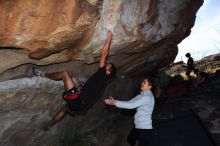 Bouldering in Hueco Tanks on 02/20/2016

Filename: SRM_20160220_1130130.JPG
Aperture: f/8.0
Shutter Speed: 1/250
Body: Canon EOS 20D
Lens: Canon EF 16-35mm f/2.8 L