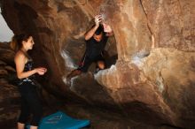 Bouldering in Hueco Tanks on 02/20/2016

Filename: SRM_20160220_1744340.JPG
Aperture: f/9.0
Shutter Speed: 1/250
Body: Canon EOS 20D
Lens: Canon EF 16-35mm f/2.8 L