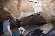 Bouldering in Hueco Tanks on 03/13/2016 with Blue Lizard Climbing and Yoga

Filename: SRM_20160313_1533460.jpg
Aperture: f/9.0
Shutter Speed: 1/250
Body: Canon EOS 20D
Lens: Canon EF 16-35mm f/2.8 L