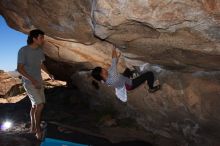 Bouldering in Hueco Tanks on 03/18/2016 with Blue Lizard Climbing and Yoga

Filename: SRM_20160318_1010370.jpg
Aperture: f/10.0
Shutter Speed: 1/250
Body: Canon EOS 20D
Lens: Canon EF 16-35mm f/2.8 L