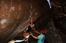 Bouldering in Hueco Tanks on 03/26/2016 with Blue Lizard Climbing and Yoga

Filename: SRM_20160326_1227170.jpg
Aperture: f/8.0
Shutter Speed: 1/250
Body: Canon EOS 20D
Lens: Canon EF 16-35mm f/2.8 L