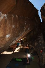 Bouldering in Hueco Tanks on 03/26/2016 with Blue Lizard Climbing and Yoga

Filename: SRM_20160326_1242180.jpg
Aperture: f/8.0
Shutter Speed: 1/250
Body: Canon EOS 20D
Lens: Canon EF 16-35mm f/2.8 L