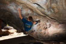 Bouldering in Hueco Tanks on 04/10/2016 with Blue Lizard Climbing and Yoga

Filename: SRM_20160410_1206310.jpg
Aperture: f/6.3
Shutter Speed: 1/250
Body: Canon EOS 20D
Lens: Canon EF 16-35mm f/2.8 L