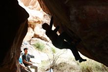 Bouldering in Hueco Tanks on 10/19/2018 with Blue Lizard Climbing and Yoga

Filename: SRM_20181019_1311540.jpg
Aperture: f/4.0
Shutter Speed: 1/320
Body: Canon EOS-1D Mark II
Lens: Canon EF 50mm f/1.8 II