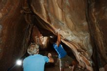 Bouldering in Hueco Tanks on 10/19/2018 with Blue Lizard Climbing and Yoga

Filename: SRM_20181019_1732040.jpg
Aperture: f/7.1
Shutter Speed: 1/250
Body: Canon EOS-1D Mark II
Lens: Canon EF 16-35mm f/2.8 L