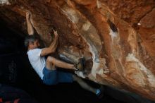 Bouldering in Hueco Tanks on 11/02/2018 with Blue Lizard Climbing and Yoga

Filename: SRM_20181102_1015541.jpg
Aperture: f/4.0
Shutter Speed: 1/400
Body: Canon EOS-1D Mark II
Lens: Canon EF 50mm f/1.8 II