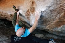 Bouldering in Hueco Tanks on 11/02/2018 with Blue Lizard Climbing and Yoga

Filename: SRM_20181102_1210532.jpg
Aperture: f/4.0
Shutter Speed: 1/320
Body: Canon EOS-1D Mark II
Lens: Canon EF 16-35mm f/2.8 L