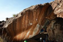 Bouldering in Hueco Tanks on 11/10/2018 with Blue Lizard Climbing and Yoga

Filename: SRM_20181110_1614260.jpg
Aperture: f/8.0
Shutter Speed: 1/250
Body: Canon EOS-1D Mark II
Lens: Canon EF 16-35mm f/2.8 L