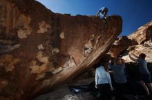 Bouldering in Hueco Tanks on 11/23/2018 with Blue Lizard Climbing and Yoga

Filename: SRM_20181123_1234060.jpg
Aperture: f/5.6
Shutter Speed: 1/250
Body: Canon EOS-1D Mark II
Lens: Canon EF 16-35mm f/2.8 L