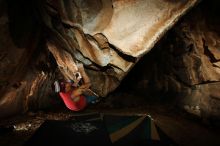 Bouldering in Hueco Tanks on 11/23/2018 with Blue Lizard Climbing and Yoga

Filename: SRM_20181123_1731490.jpg
Aperture: f/8.0
Shutter Speed: 1/250
Body: Canon EOS-1D Mark II
Lens: Canon EF 16-35mm f/2.8 L