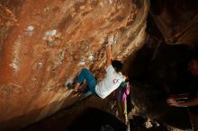 Bouldering in Hueco Tanks on 11/22/2018 with Blue Lizard Climbing and Yoga

Filename: SRM_20181122_1448560.jpg
Aperture: f/8.0
Shutter Speed: 1/250
Body: Canon EOS-1D Mark II
Lens: Canon EF 16-35mm f/2.8 L