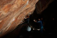 Bouldering in Hueco Tanks on 11/22/2018 with Blue Lizard Climbing and Yoga

Filename: SRM_20181122_1558050.jpg
Aperture: f/8.0
Shutter Speed: 1/250
Body: Canon EOS-1D Mark II
Lens: Canon EF 16-35mm f/2.8 L