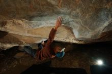 Bouldering in Hueco Tanks on 12/01/2018 with Blue Lizard Climbing and Yoga

Filename: SRM_20181201_1108100.jpg
Aperture: f/8.0
Shutter Speed: 1/250
Body: Canon EOS-1D Mark II
Lens: Canon EF 16-35mm f/2.8 L