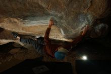 Bouldering in Hueco Tanks on 12/01/2018 with Blue Lizard Climbing and Yoga

Filename: SRM_20181201_1108190.jpg
Aperture: f/8.0
Shutter Speed: 1/250
Body: Canon EOS-1D Mark II
Lens: Canon EF 16-35mm f/2.8 L