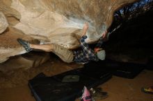 Bouldering in Hueco Tanks on 12/01/2018 with Blue Lizard Climbing and Yoga

Filename: SRM_20181201_1115200.jpg
Aperture: f/8.0
Shutter Speed: 1/250
Body: Canon EOS-1D Mark II
Lens: Canon EF 16-35mm f/2.8 L