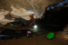 Bouldering in Hueco Tanks on 12/01/2018 with Blue Lizard Climbing and Yoga

Filename: SRM_20181201_1118030.jpg
Aperture: f/8.0
Shutter Speed: 1/250
Body: Canon EOS-1D Mark II
Lens: Canon EF 16-35mm f/2.8 L