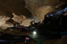 Bouldering in Hueco Tanks on 12/01/2018 with Blue Lizard Climbing and Yoga

Filename: SRM_20181201_1121450.jpg
Aperture: f/8.0
Shutter Speed: 1/250
Body: Canon EOS-1D Mark II
Lens: Canon EF 16-35mm f/2.8 L