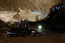 Bouldering in Hueco Tanks on 12/01/2018 with Blue Lizard Climbing and Yoga

Filename: SRM_20181201_1123300.jpg
Aperture: f/8.0
Shutter Speed: 1/250
Body: Canon EOS-1D Mark II
Lens: Canon EF 16-35mm f/2.8 L