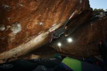 Bouldering in Hueco Tanks on 12/01/2018 with Blue Lizard Climbing and Yoga

Filename: SRM_20181201_1226000.jpg
Aperture: f/8.0
Shutter Speed: 1/320
Body: Canon EOS-1D Mark II
Lens: Canon EF 16-35mm f/2.8 L