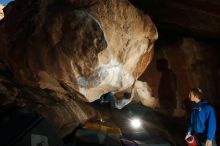 Bouldering in Hueco Tanks on 12/01/2018 with Blue Lizard Climbing and Yoga

Filename: SRM_20181201_1527330.jpg
Aperture: f/8.0
Shutter Speed: 1/250
Body: Canon EOS-1D Mark II
Lens: Canon EF 16-35mm f/2.8 L