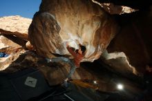 Bouldering in Hueco Tanks on 12/01/2018 with Blue Lizard Climbing and Yoga

Filename: SRM_20181201_1534280.jpg
Aperture: f/8.0
Shutter Speed: 1/250
Body: Canon EOS-1D Mark II
Lens: Canon EF 16-35mm f/2.8 L