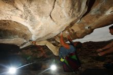 Bouldering in Hueco Tanks on 12/08/2018 with Blue Lizard Climbing and Yoga

Filename: SRM_20181208_1145050.jpg
Aperture: f/8.0
Shutter Speed: 1/250
Body: Canon EOS-1D Mark II
Lens: Canon EF 16-35mm f/2.8 L