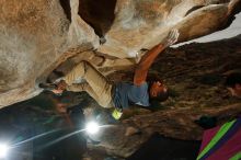 Bouldering in Hueco Tanks on 12/08/2018 with Blue Lizard Climbing and Yoga

Filename: SRM_20181208_1145090.jpg
Aperture: f/8.0
Shutter Speed: 1/250
Body: Canon EOS-1D Mark II
Lens: Canon EF 16-35mm f/2.8 L