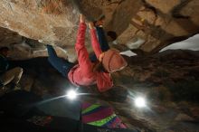 Bouldering in Hueco Tanks on 12/08/2018 with Blue Lizard Climbing and Yoga

Filename: SRM_20181208_1153390.jpg
Aperture: f/8.0
Shutter Speed: 1/250
Body: Canon EOS-1D Mark II
Lens: Canon EF 16-35mm f/2.8 L