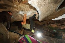 Bouldering in Hueco Tanks on 12/08/2018 with Blue Lizard Climbing and Yoga

Filename: SRM_20181208_1248060.jpg
Aperture: f/8.0
Shutter Speed: 1/200
Body: Canon EOS-1D Mark II
Lens: Canon EF 16-35mm f/2.8 L