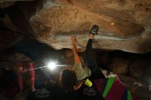 Bouldering in Hueco Tanks on 12/08/2018 with Blue Lizard Climbing and Yoga

Filename: SRM_20181208_1313540.jpg
Aperture: f/8.0
Shutter Speed: 1/200
Body: Canon EOS-1D Mark II
Lens: Canon EF 16-35mm f/2.8 L