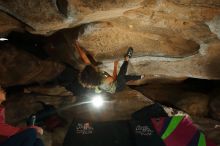 Bouldering in Hueco Tanks on 12/08/2018 with Blue Lizard Climbing and Yoga

Filename: SRM_20181208_1315470.jpg
Aperture: f/8.0
Shutter Speed: 1/200
Body: Canon EOS-1D Mark II
Lens: Canon EF 16-35mm f/2.8 L