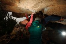 Bouldering in Hueco Tanks on 12/08/2018 with Blue Lizard Climbing and Yoga

Filename: SRM_20181208_1342020.jpg
Aperture: f/8.0
Shutter Speed: 1/200
Body: Canon EOS-1D Mark II
Lens: Canon EF 16-35mm f/2.8 L