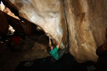 Bouldering in Hueco Tanks on 12/09/2018 with Blue Lizard Climbing and Yoga

Filename: SRM_20181209_1511580.jpg
Aperture: f/5.6
Shutter Speed: 1/250
Body: Canon EOS-1D Mark II
Lens: Canon EF 16-35mm f/2.8 L