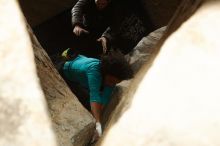 Bouldering in Hueco Tanks on 12/09/2018 with Blue Lizard Climbing and Yoga

Filename: SRM_20181209_1541070.jpg
Aperture: f/5.6
Shutter Speed: 1/250
Body: Canon EOS-1D Mark II
Lens: Canon EF 50mm f/1.8 II