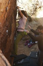 Bouldering in Hueco Tanks on 12/14/2018 with Blue Lizard Climbing and Yoga

Filename: SRM_20181214_1128150.jpg
Aperture: f/4.5
Shutter Speed: 1/250
Body: Canon EOS-1D Mark II
Lens: Canon EF 50mm f/1.8 II