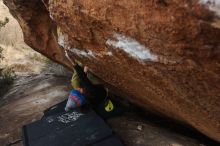 Bouldering in Hueco Tanks on 12/14/2018 with Blue Lizard Climbing and Yoga

Filename: SRM_20181214_1657200.jpg
Aperture: f/5.0
Shutter Speed: 1/250
Body: Canon EOS-1D Mark II
Lens: Canon EF 16-35mm f/2.8 L